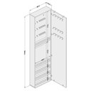 Ver imagem 6 de Penteadeira Armário Porta-joias com Espelho Suspenso Dubai