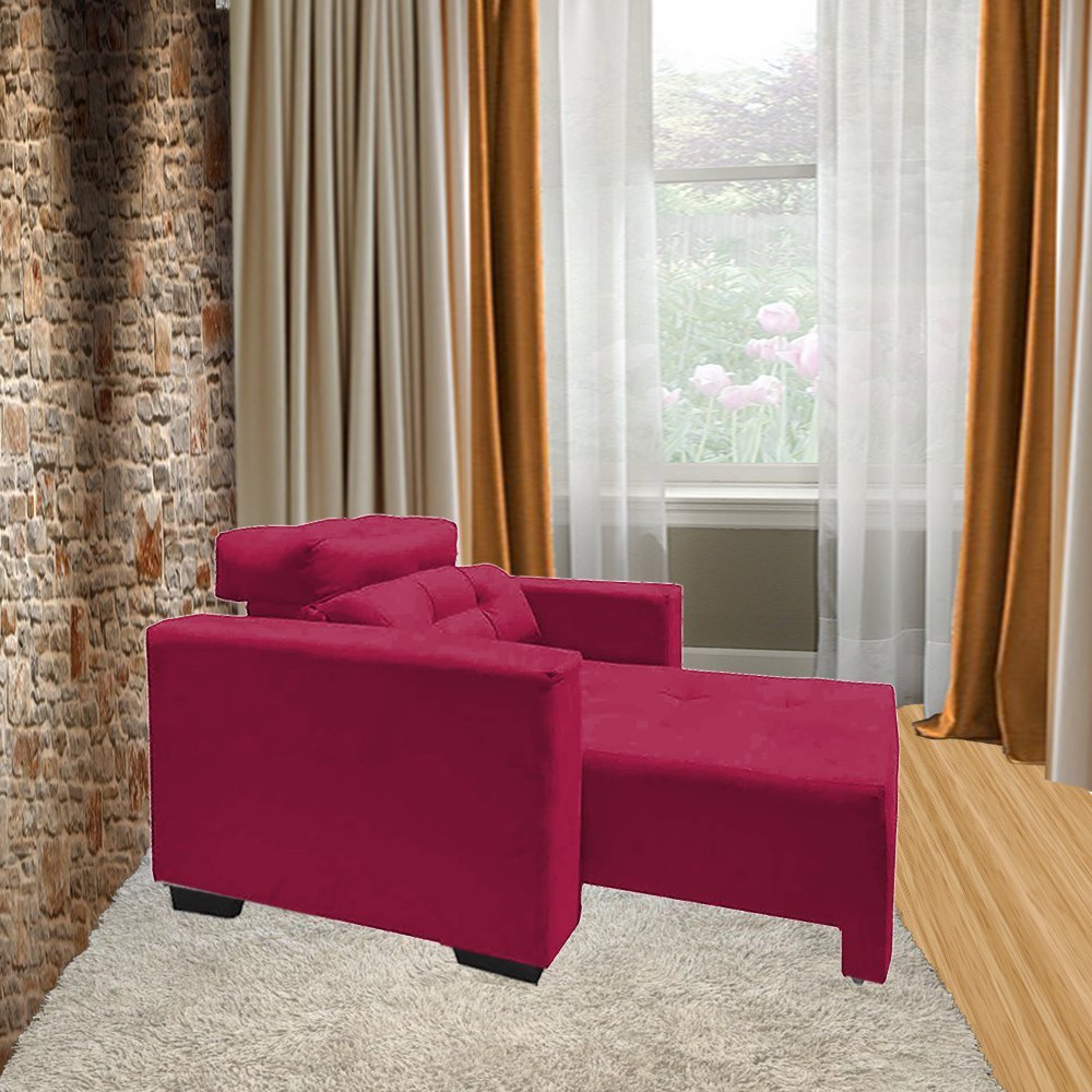 Poltrona Amamentação E Decoração Veneza Vermelho