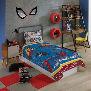 Jogo de Cama Infantil Spider-man 3 Peças Lepper