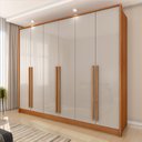 Ver imagem 1 de Guarda Roupa Casal 6 Portas 5 Gavetas 275cm Ariel Yescasa