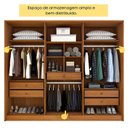 Ver imagem 7 de Guarda Roupa Casal 6 Portas 5 Gavetas 275cm Ariel Yescasa
