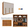Guarda Roupa Casal 6 Portas 5 Gavetas 275cm Ariel Yescasa  - 10