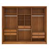 Guarda Roupa Casal 6 Portas 5 Gavetas 275cm Ariel Yescasa  - 13
