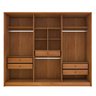 Guarda Roupa Casal 6 Portas 5 Gavetas 275cm Ariel Yescasa  - 15