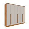 Guarda Roupa Casal 6 Portas 5 Gavetas 275cm Ariel Yescasa  - 3