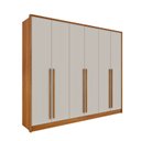 Ver imagem 3 de Guarda Roupa Casal 6 Portas 5 Gavetas 275cm Ariel Yescasa