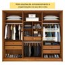 Guarda Roupa Casal 6 Portas 5 Gavetas 275cm Ariel Yescasa  - 6