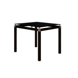 Conjunto De Mesa Com 4 Cadeiras Malva Tampo De Vidro 75cm Preto Artefamol 9993 - ASSENTO PRETO - 2