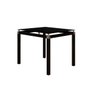 Conjunto De Mesa Com 4 Cadeiras Malva Tampo De Vidro 75cm Preto Artefamol 9993 - ASSENTO PRETO - 2