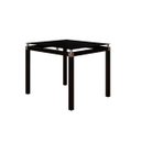 Ver imagem 2 de Conjunto De Mesa Com 4 Cadeiras Malva Tampo De Vidro 75cm Preto Artefamol 9993 - ASSENTO PRETO