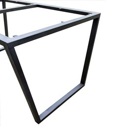 Base de Ferro P/ Mesa de Jantar Estilo Industrial - Modelo Trapezio - Pintura Eletrostática - 3