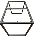 Ver imagem 1 de Base de Ferro P/ Mesa de Jantar Estilo Industrial - Modelo Trapezio - Pintura Eletrostática