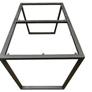 Base de Ferro P/ Mesa de Jantar Estilo Industrial - Modelo Trapezio - Pintura Eletrostática