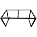 Ver imagem 5 de Base de Ferro P/ Mesa de Jantar Estilo Industrial - Modelo Trapezio - Pintura Eletrostática