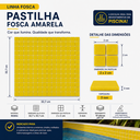 Ver imagem 3 de Pastilha de Vidro Fosca de 32cm x 32cm Rende Glass Mosaic Amarelo