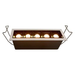 Spot Recuado de Embutir Led Quadrado 10w 2700k Picco Bivolt - 6 Spot Recuado de Embutir Led Quadrado 10w 2700k Picco Bivolt - 6