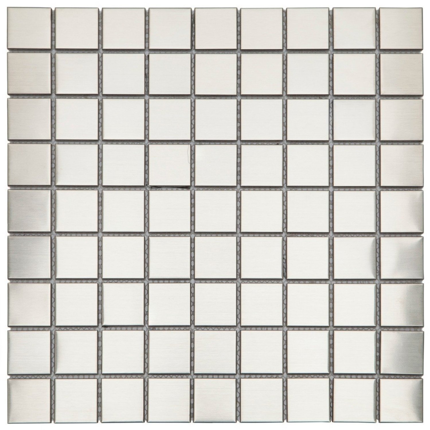 Pastilha de Aço Inox Metal Glass Mosaic - 1