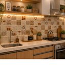 Ver imagem 3 de Pastilha de Vidro Patchwork de 30cm x 30cm Glass Mosaic Marrom