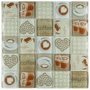 Ver imagem 1 de Pastilha de Vidro Patchwork de 30cm x 30cm Glass Mosaic Marrom