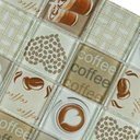 Ver imagem 2 de Pastilha de Vidro Patchwork de 30cm x 30cm Glass Mosaic Marrom