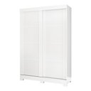 Ver imagem 2 de Guarda-roupa Solteiro Turim 2 Portas Branco - Atualle