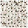 Pastilha de Marmore Slim de 30cm X 30cm Rende  Glass Mosaic - 1