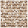 Pastilha de Marmore Slim de 30cm X 30cm Rende  Glass Mosaic - 1