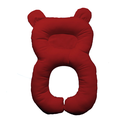 Ver imagem 1 de Almofada Apoio Pescoço Que Evita Cabeça Chata Para Carrinho Cadeirinha 0-2 anos - Vermelho