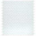Ver imagem 1 de Pastilha de Vidro Strip com 12 Placas de 28cm x 28cm Rende Glass Mosaic Branco/Matte