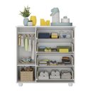 Ver imagem 5 de Cômoda Infantil 1 Porta e 4 Gavetas Picolé Multimóveis Bb2895 Branco