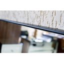 Ver imagem 4 de Espelho com Moldura em Metal Retangular com Cantos Arredondados Mobília Express Grande Rosé