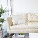 Ver imagem 4 de Capa de Almofadas Decorativa 50x50cm para Sofá Cama Capri Branca