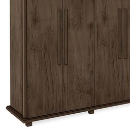Guarda Roupa Casal Amazonas Plus 6 Portas Amêndoa - Pr Móveis - 3