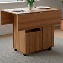 Ver imagem 2 de Mesa Tampo Dobrável 90x90 Cm B50 Mell Novam
