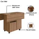 Ver imagem 4 de Mesa Tampo Dobrável 90x90 Cm B50 Mell Novam