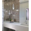 Ver imagem 4 de Pastilha de Vidro e Metal de 29cm x 29cm Rende  Glass Mosaic