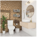 Ver imagem 1 de Pastilha de Vidro e Metal de 29cm x 29cm Rende  Glass Mosaic
