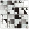Pastilha de Vidro e Metal de 29cm x 29cm Rende  Glass Mosaic - 1