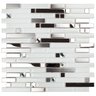 Pastilha de Vidro e Metal de 29cm X 29cm Rende  Glass Mosaic - 1