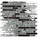 Ver imagem 1 de Pastilha de Vidro e Metal de 29cm X 29cm Rende  Glass Mosaic