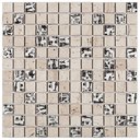 Ver imagem 1 de Pastilha de Marmore e Inox de 30cm x 30cm Rende Glass Mosaic
