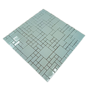 Ver imagem 1 de Pastilha de Vidro Cristal de 30cm X 30cm Rende Glass Mosaic