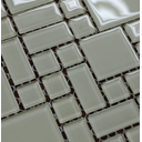 Ver mais imagens de Pastilha de Vidro Cristal de 30cm X 30cm Rende Glass Mosaic