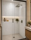 Ver imagem 5 de Pastilha de Vidro Cristal de 30cm x 30cm Rende Glass Mosaic Bege
