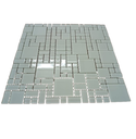 Ver imagem 3 de Pastilha de Vidro Cristal de 30cm x 30cm Rende Glass Mosaic Bege