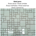 Ver imagem 7 de Pastilha de Vidro Cristal de 30cm X 30cm Rende Glass Mosaic