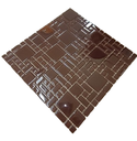 Ver imagem 3 de Pastilha de Vidro Cristal de 30cm x 30cm Rende Glass Mosaic Marrom