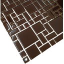 Ver imagem 4 de Pastilha de Vidro Cristal de 30cm X 30cm Rende  Glass Mosaic