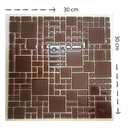 Ver imagem 6 de Pastilha de Vidro Cristal de 30cm X 30cm Rende  Glass Mosaic