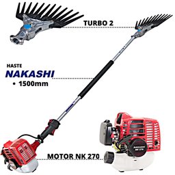 Derriçadeira Para Café de Alto Rendimento com Haste Longa e Motor NK270 + Derriçador Turbo 2 - 2